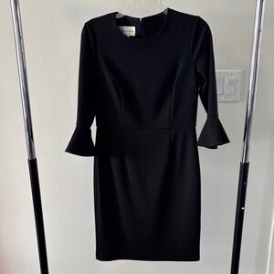 Donna Morgan Classic Black Flared Sleeve Dress